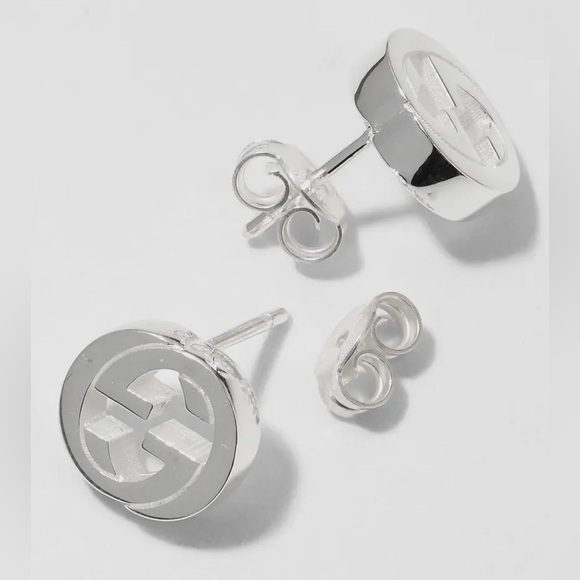 Gucci Interlocking Stud Earrings - Picture 3 of 9